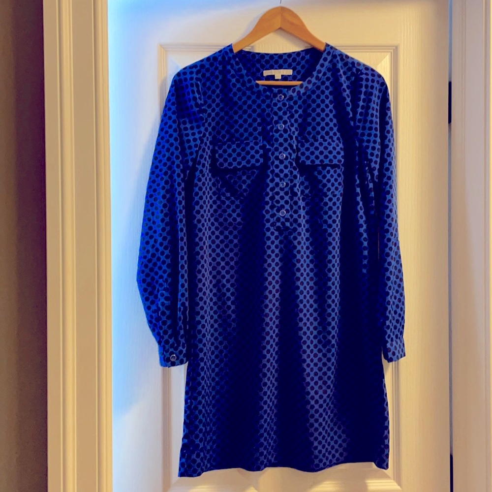 Gap Extra Small Shift Dress Blue/Black